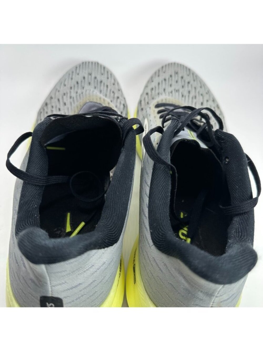 Brooks Hyperion Tempo Shoes Mens Size 10 Gray Yellow Running Cushioned - Picture 8 of 11